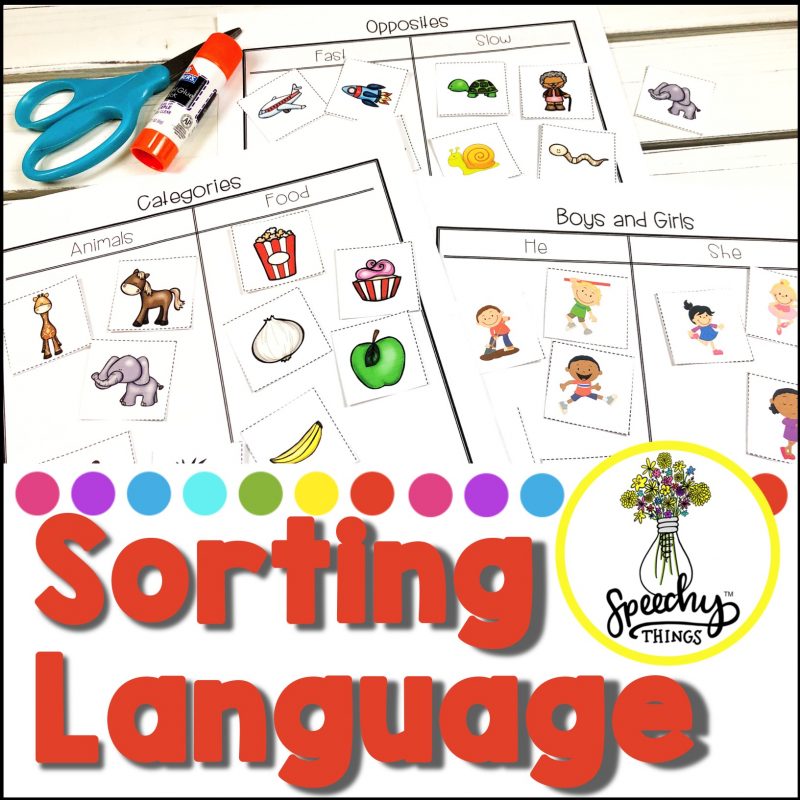 Image of speech therapy basic concepts language activities.