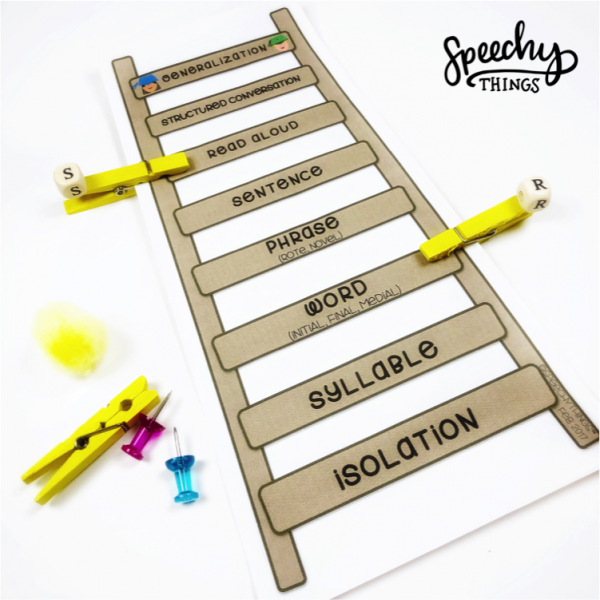 image of speech therapy articulation hierarchy freebie